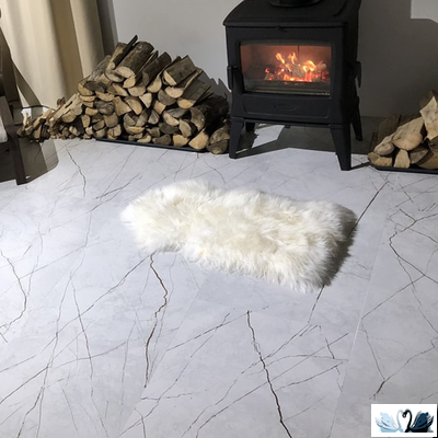 Керамогранит Идальго Сандра Белый LLR 60 Х 120 см лаппатированный