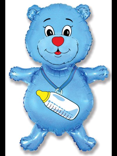 Медвежонок синий