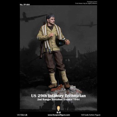 Капрал Тимоти Апхэм / рядовой Стэнли Меллиш ("Спасти рядового Райана") - Коллекционная ФИГУРКА 1/6  US 29th Infantry Technician Special Edition (FP004B) - Facepoolfigure