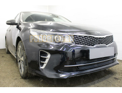 Защита радиатора KIA Optima 2015-2018 (GT / GT-Line) black низ