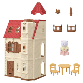 Sylvanian Families Трехэтажный дом с флюгером, 5400