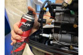 Консервация лодочного мотора 2Т (экспресс) цилиндры свечи