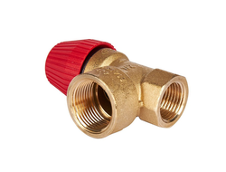 Предохранительный клапан STOUT для отопления 2.5 бар 1/2x3/4, красный (Арт. SVS-0010-002515)