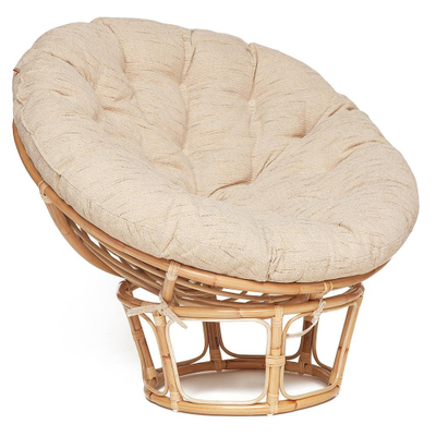 КРЕСЛО PAPASAN ECO P115-1/SP STD c подушкой, ремешками натуральный, ткань старт
