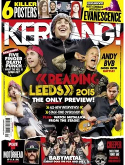 Kerrang! Magazine Issue 1583 Reading Leeds, Five Finger Death Punch, Metallica, Babymetal, Evanescen
