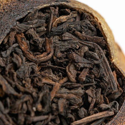 Чай пуэр в мандарине, Шу