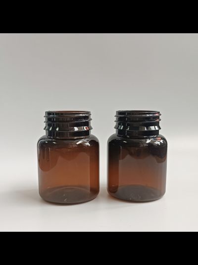 Банка ПЭТ 75мл/37мм, коричневый, арт.2129