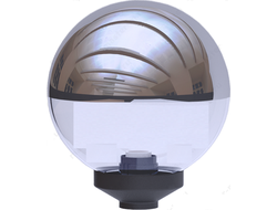 Светильник ШАР Зеркальная Полусфера  400мм
