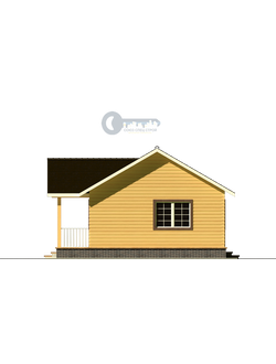 Б-24 ГАБАРИТНЫЕ РАЗМЕРЫ: (6Х9М) 1 ЭТАЖ, ОБЩАЯ ПЛОЩАДЬ: 60М²