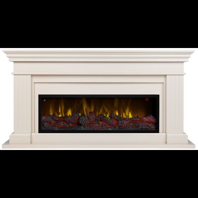 Линейный электрокамин Ontario WT с очагом Beverly 1000