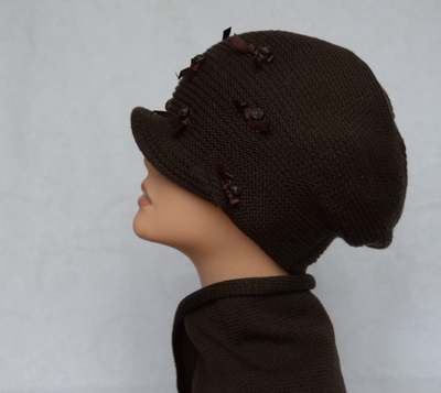 Визио вязаная итальянская зимняя кепка фото