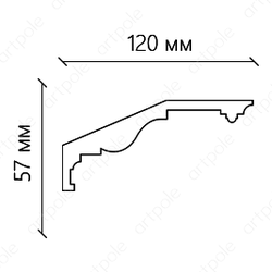 Карниз гладкий SKT123