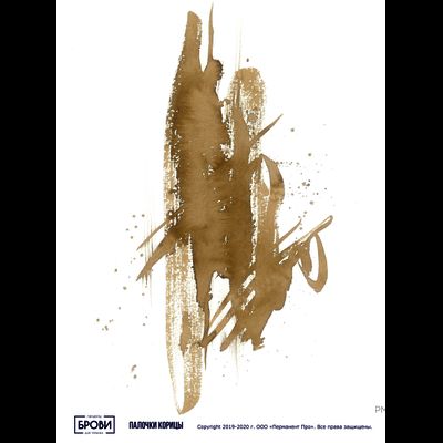 Брови. Палочки корицы