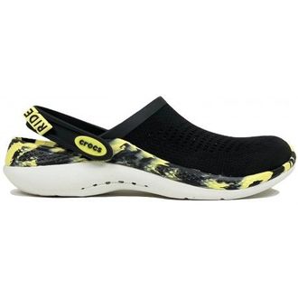 CROCS LITERIDE CLOG 360 MARBLED BLACK CITRUS