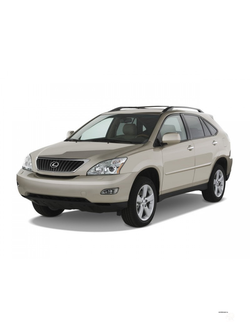 Коврики в салон Lexus RX II 300/330/350/400 (2-й ряд - цельный коврик)