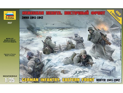 Сборная модель: (Звезда 3627) Немецкая пехота. Восточный фронт. Зима 1941-1942 гг.