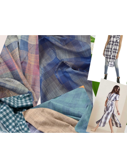 Ткани в клетку хлопок