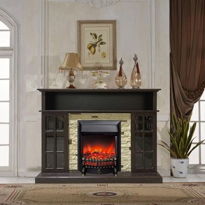 Электрокамин Бордо AO M1 с очагом Fobos