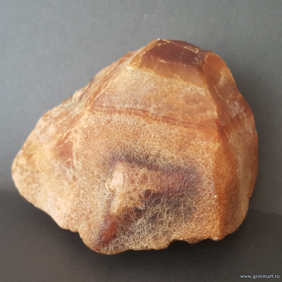 Симбирцит (Кальцит) — галтовка рекой