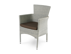 Плетеное кресло AROMA светло-серое