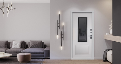 Стальная дверь   Galant с окном (терморазрыв 3к). Заказная модель.