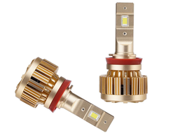 Светодиодные лампы H8/H11 T1, 6000K, 12V, 50W, 6000LM (комплект, 2шт)