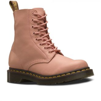 БОТИНКИ DR. MARTENS (доктор мартинс) 1460 VIRGINIA РОЗОВЫЙ ЖЕНСКИЕ