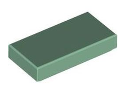 Tile 1 x 2 with Groove, Sand Green (3069b / 4155201 / 4504803 / 4616578)