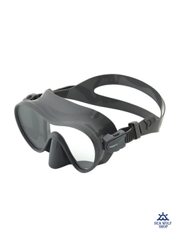 Маска для дайвинга Sargan "АГИДЕЛЬ"  серый стальной силикон