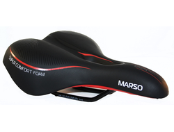 Седло комфортное  255*185мм (красный)