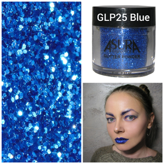 Глиттеры рассыпчатые AsurA cosmetics 25 Blue