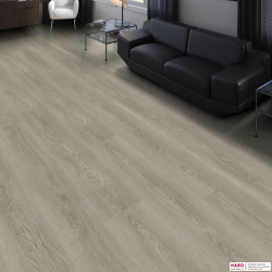 Дизайнерский пол Disano Classic Aqua Дуб Пикарди Серый 543719 в интерьере гостиной