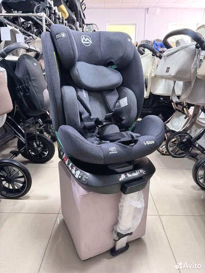 Автокресло Luxmom 290 (Isofix, 0-36 кг, 0-12 лет) Темно-серый
