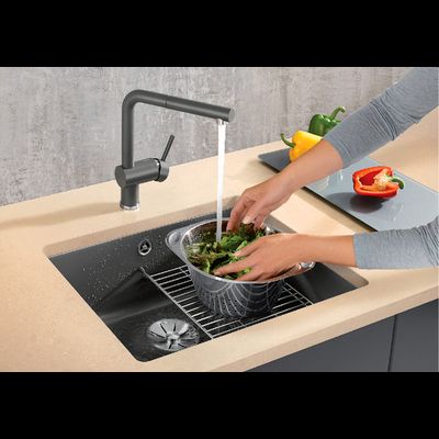 Мойка Blanco SUBLINE 500-U  PuraPlus с отв.арм. InFino, 523734