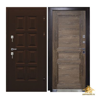 Двери с терморазрывом в частный дом Valberg Винтер 2050-880