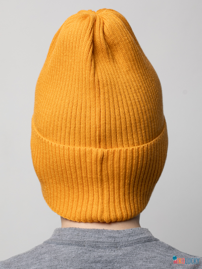 Шапка 25301-01 50%хлопок 50%акрил, горчичный 52-56