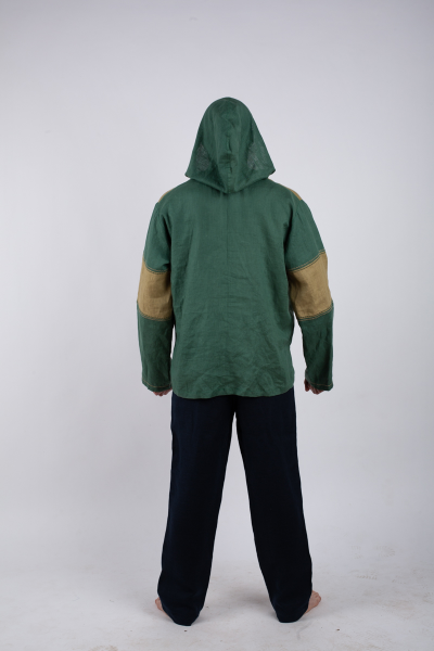 Рубаха с капюшоном "Викинг" из льна