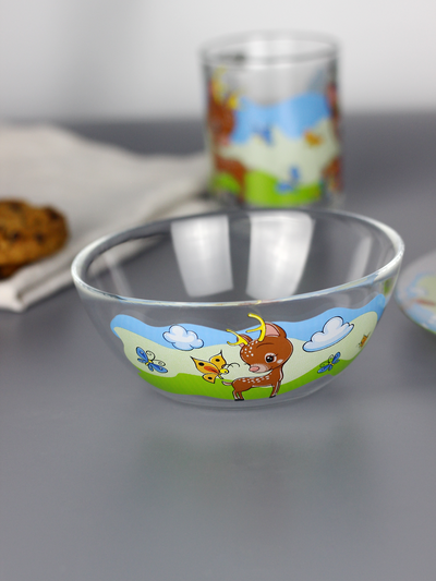 Набор посуды для завтрака "Олененок"