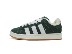 Зимние Adidas 00s Green White With Fur