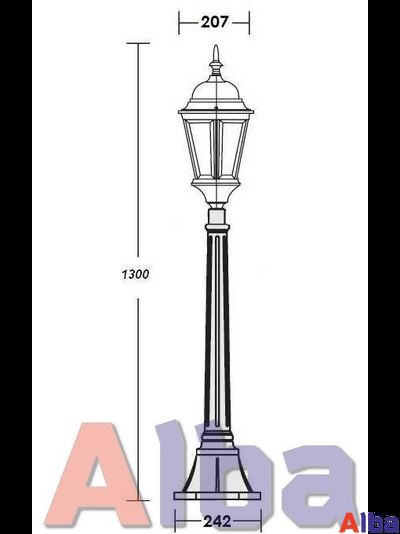 Astoria 407 2L BG Парковый светильник