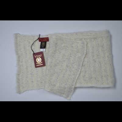 Vizio Италия шарф 1327 S белый вязаный