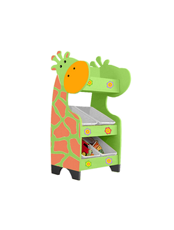 СТЕЛЛАЖНАЯ НАКЛОННАЯ СИСТЕМА ХРАНЕНИЯ 25/26 С ДЕКОРАЦИЕЙ ЛАЙМ