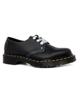 Ботинки Dr.Martens 1461 Hearts Smooth & Patent Lamper черные