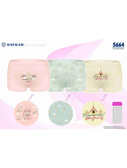 Трусы шорты для девочек Baykar - 5664