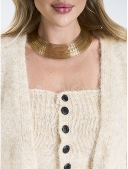 Костюм вязаный трикотажный теплый 3 в 1 юбка топ кардиган