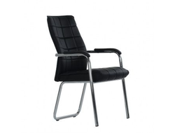 Кресло Barneo K-14 для посетителей и переговорных черный купить в Севастополе