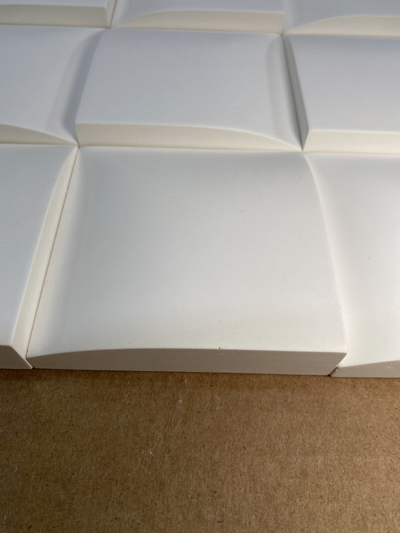 Гипсовая 3D панель "Четверть" (фото с производства 2)