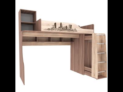 Кровать-чердак "Орион" Подростковая спальня