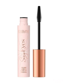 EVELINE Тушь для ресниц Объем, длина и эффект лифтинга 24H SEXY EYES Extra Black