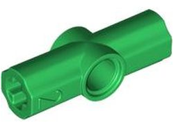 Technic, Axle and Pin Connector Angled #2 - 180 degrees, Green (32034 / 4107782)